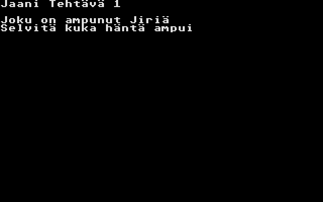 Pöljän Taistelu II atari screenshot